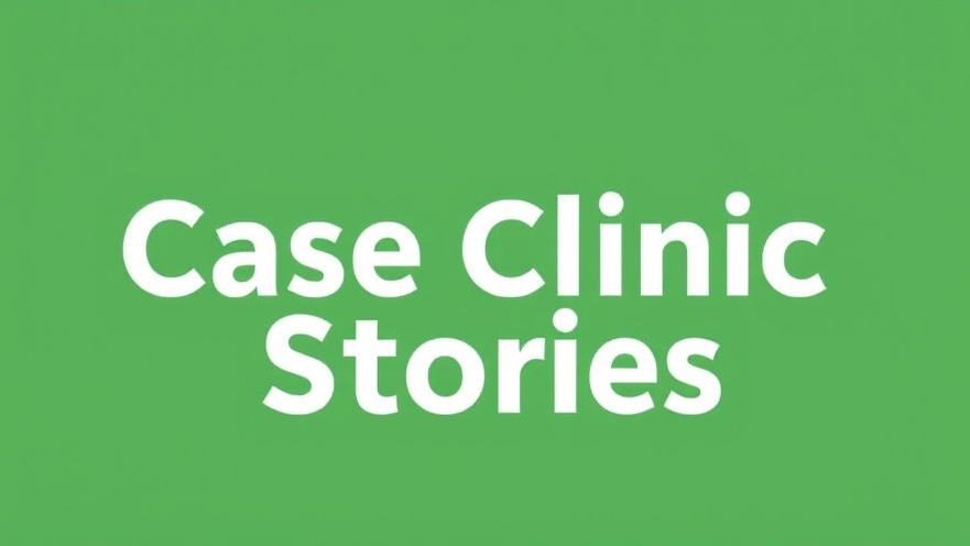 Case Clinic Stories showcasing medical services Uganda in vibrant greens and whites.