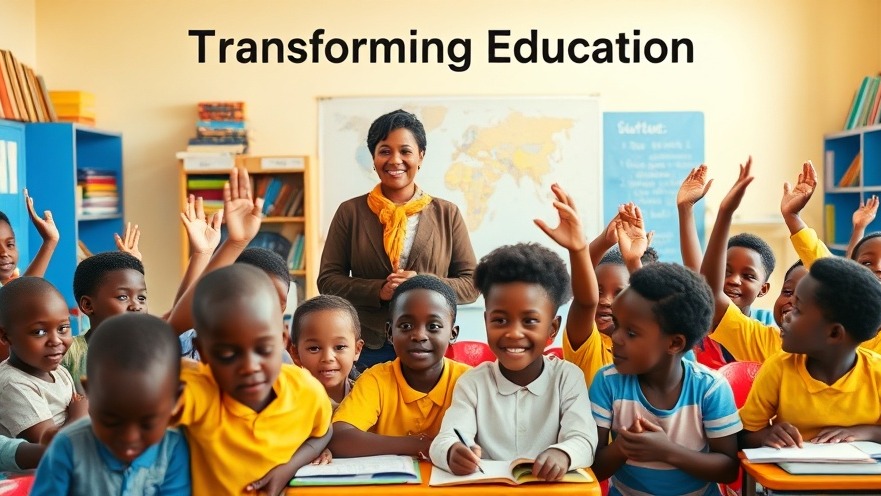 Transforming Education: African teachers inspire youth empowerment in a vibrant classroom.