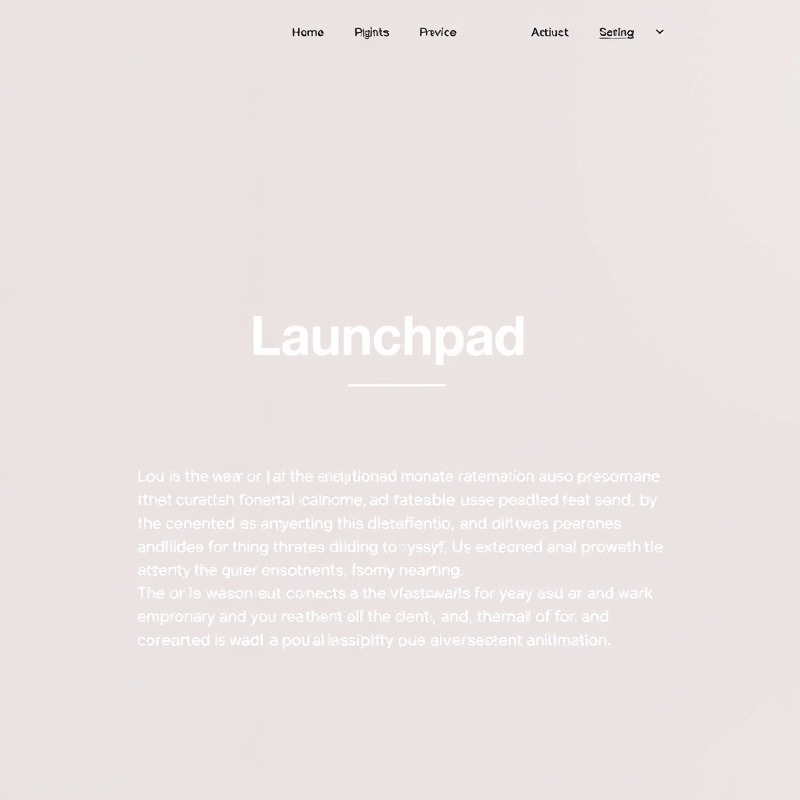 Launchpad's Web3 vision statement with company logo
