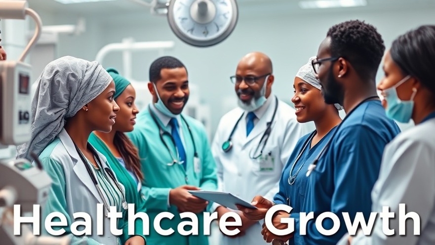 Healthcare professionals collaborating in a vibrant setting, symbolizing private hospital growth in Kampala.