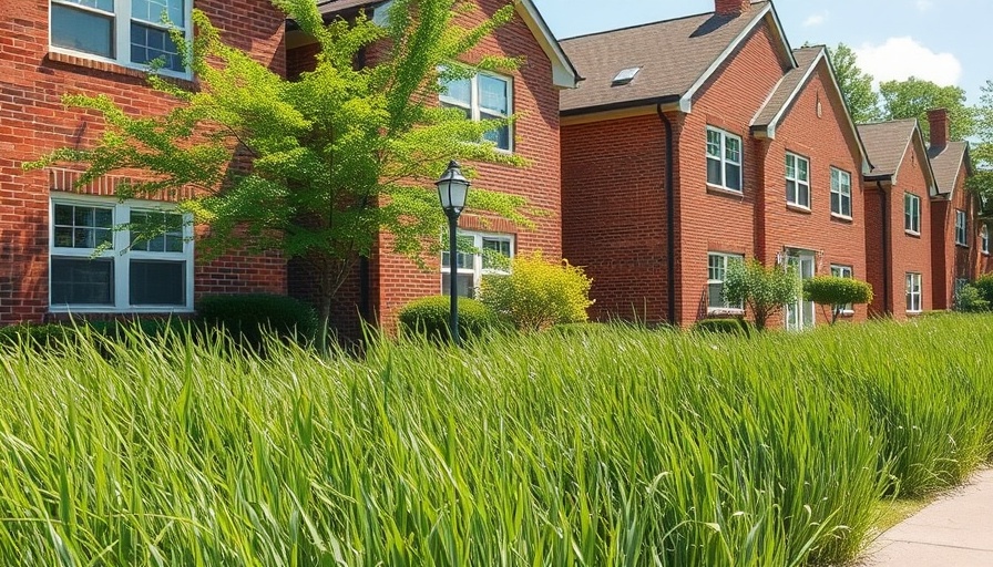 Community building in a suburban area with bright daylight.