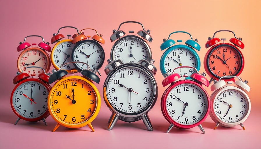 Array of aesthetic alarm clocks in vibrant and unique designs.