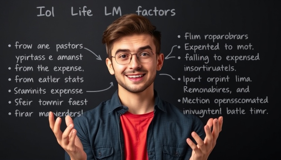 Why LLMs are expensive: young man presenting key factors.