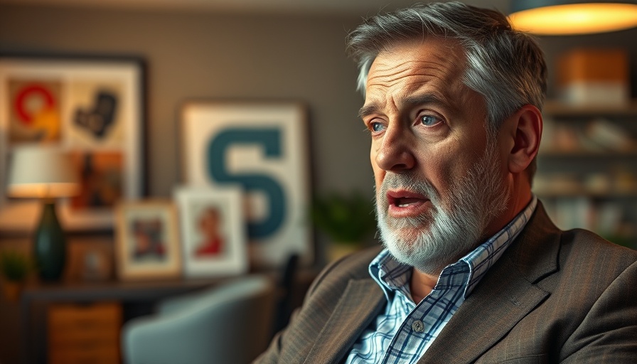 Middle-aged man discussing Sierra Leone Trade and Education in an office.