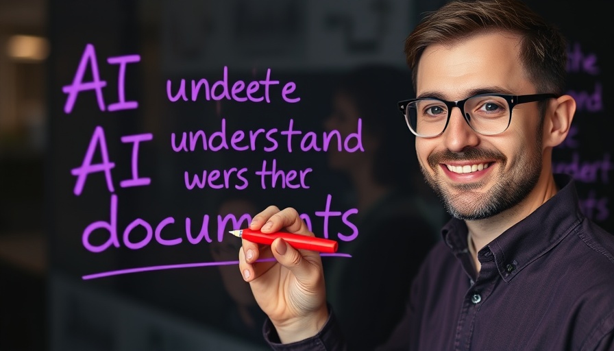 Smiling man discusses AI's role in transforming unstructured data.