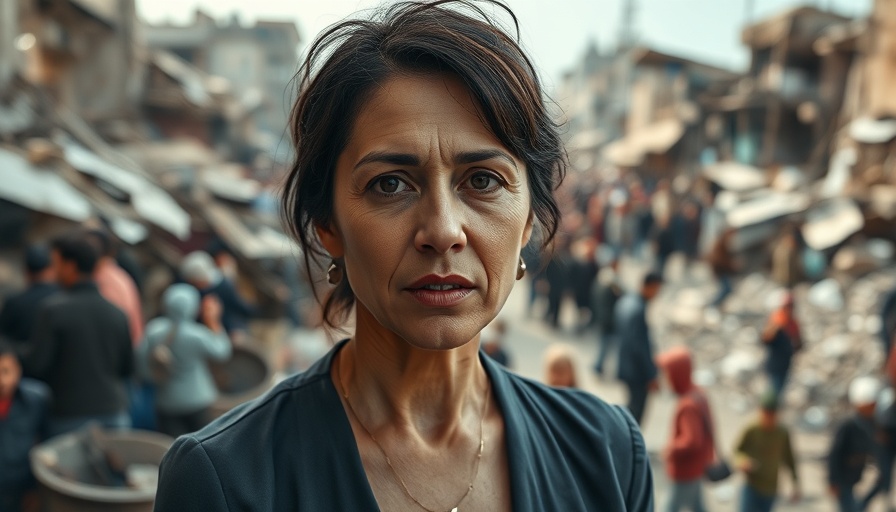 Contrasting views on Israel's Rafah zone, woman discusses amid ruins.
