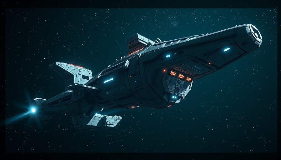 Futuristic space station representing Kardashev Scale, detailed and luminous.