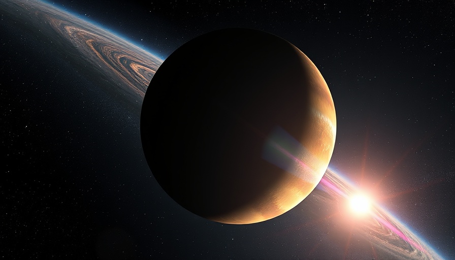 Time Is Strange on Venus: Venus day length cosmic illustration.