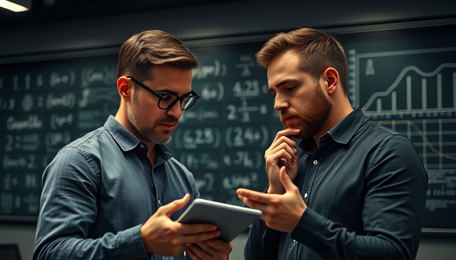 Men discussing the value of technical communities.