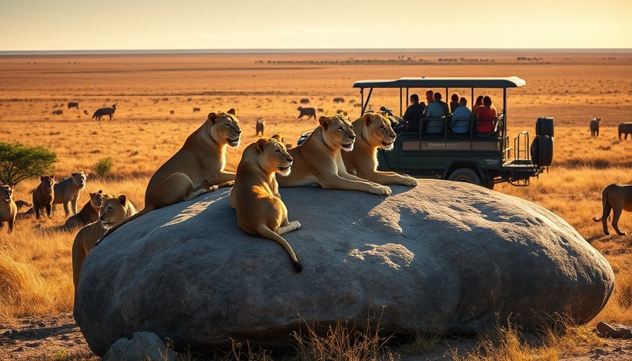 Safari for Amateur Photographers: Lions resting near safari vehicle in savannah.