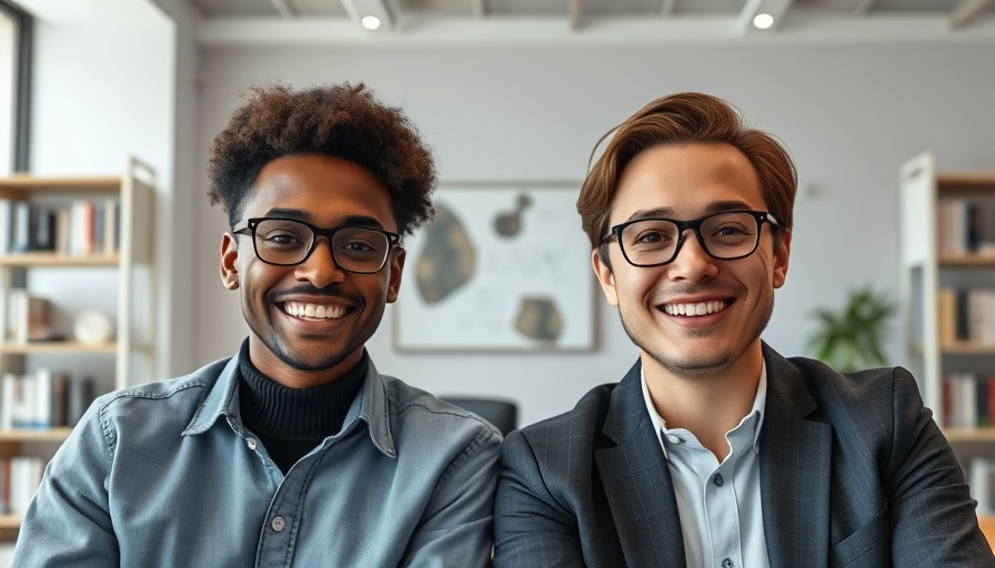 Two professionals in a virtual meeting discussing AI policy and governance for Africa.