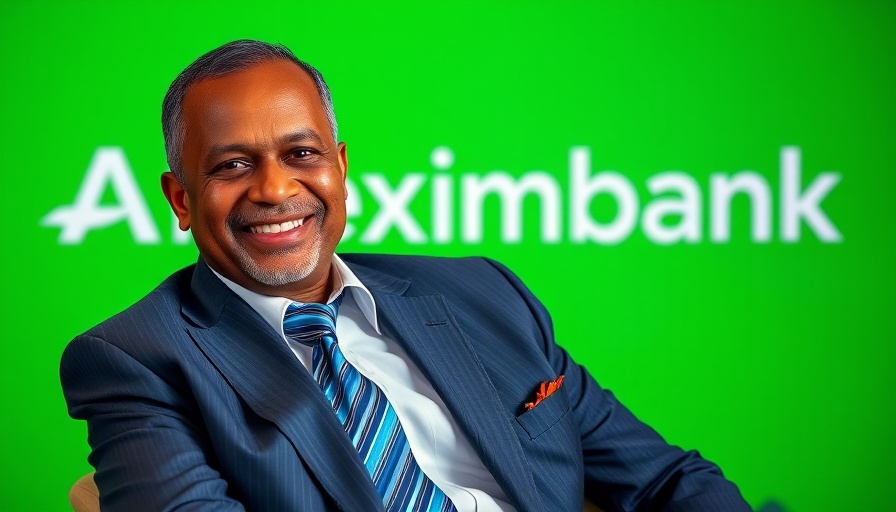 Middle-aged man at Afreximbank event linked to Africa Trade.