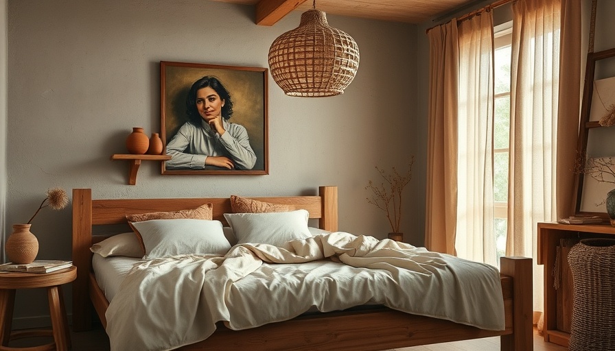 Cozy bedroom with best linen sheets and rustic decor.