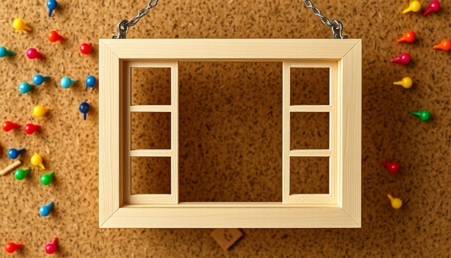 Rectangular Ames window model for optical illusion demonstration.