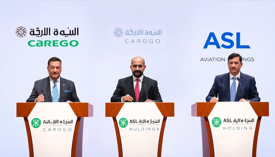 Saudia Cargo fleet expansion signing event with ASL.
