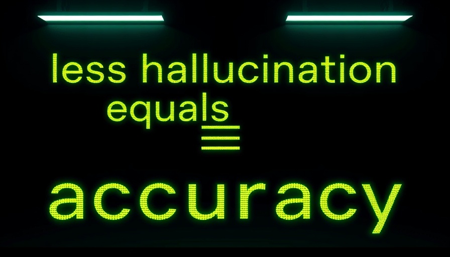 AI Hallucination concept with accuracy in design infographic