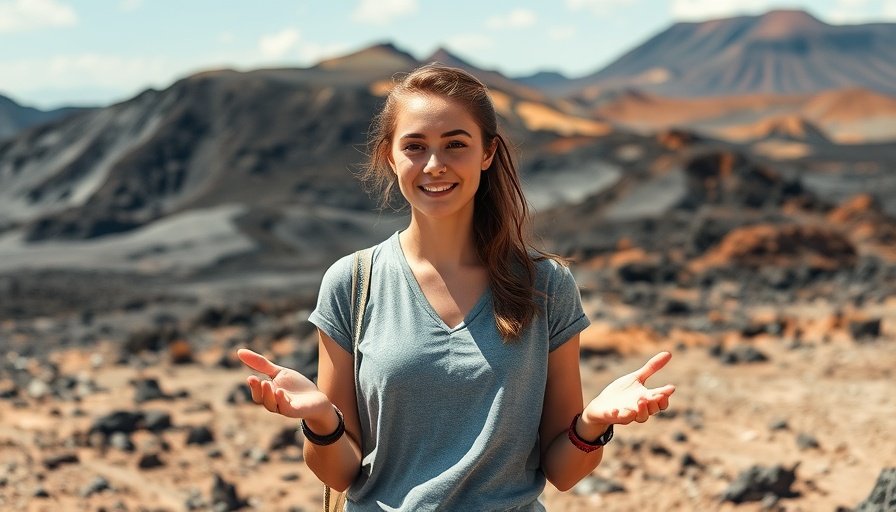 Volcanic Lava Bombs Travel Over 4 Miles explained by young woman.