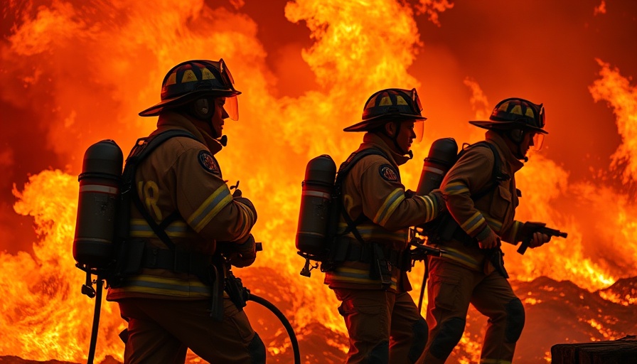 Portugal wildfires response strategies: Firefighters fighting intense blaze.