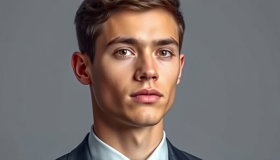 Young professional in formal attire, symbolizing data-driven innovation in Africa.