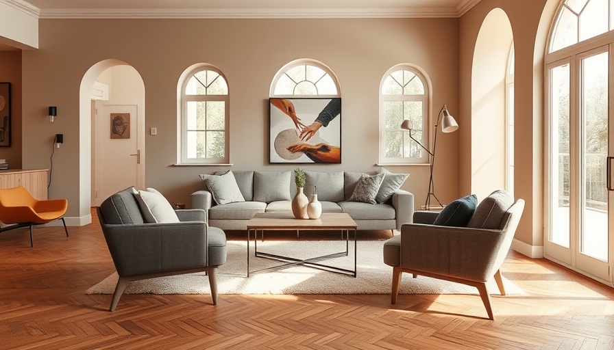 Modern real estate renovation showcasing stylish open layout near Paris