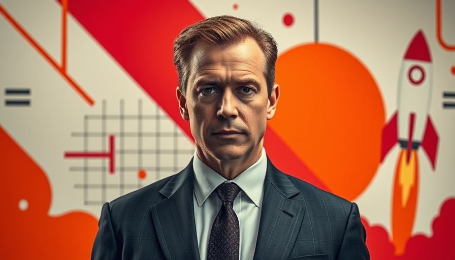 Microware Solutions Nigeria stylized portrait of a man in suit.