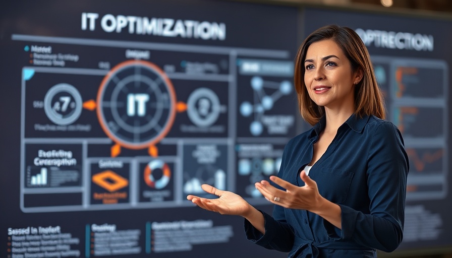 Proactive IT optimization discussion with engaging presentation.