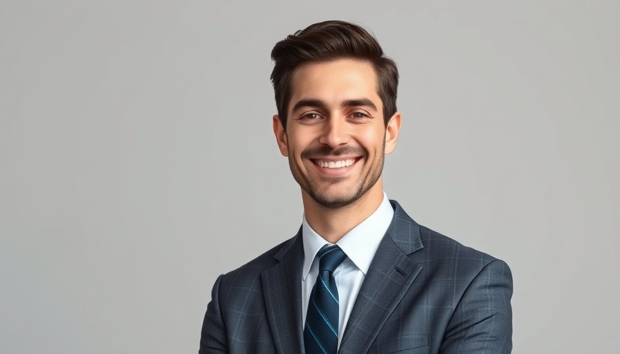 Professional man smiling in studio portrait, air cargo charters