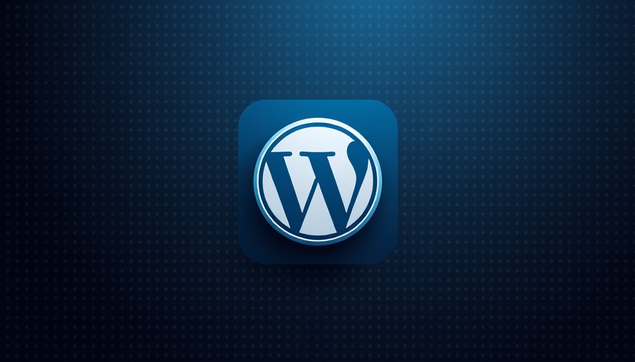 WordPress icon with document on a dotted background, illustrating ease of learning.