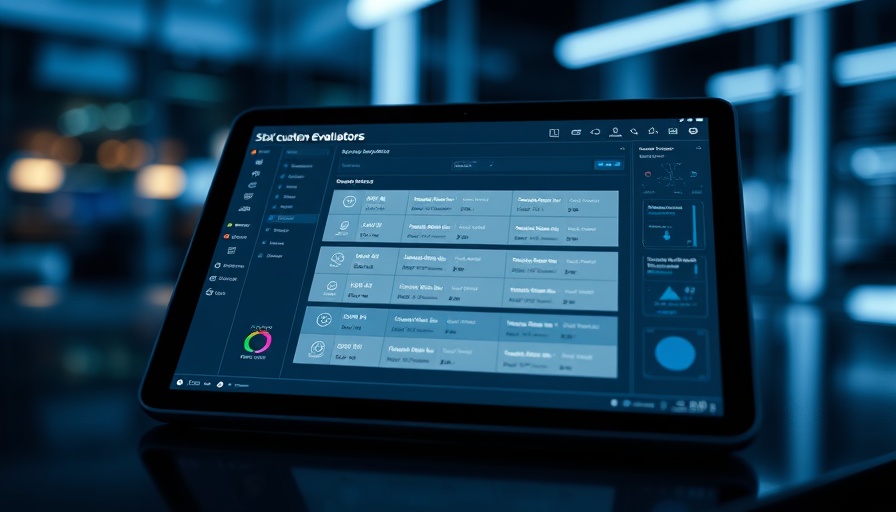 Interface of Stax custom evaluators screen display