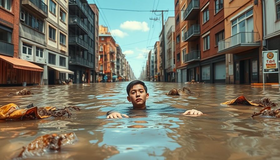 Punjab flooding crisis impacts urban areas with severe water damage.