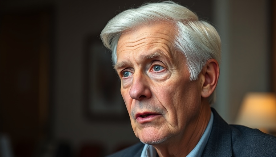 Older man discussing missing alien signals in a thoughtful interview.