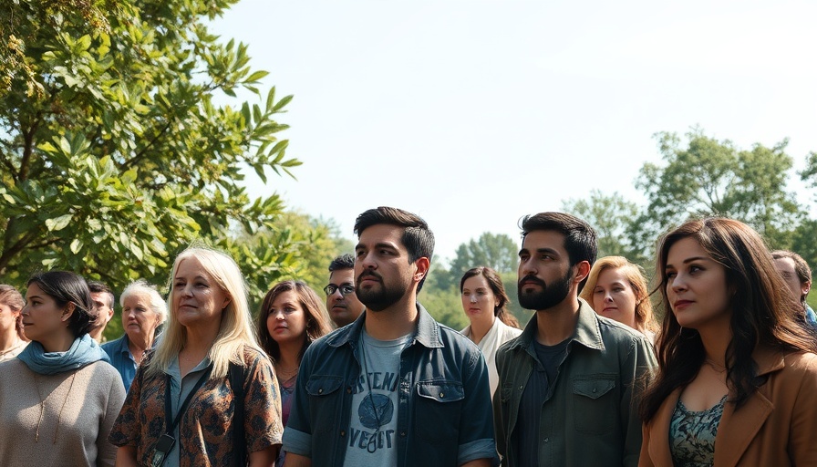 Diverse group illustrating Dual Identity in a Globalized World outdoors.