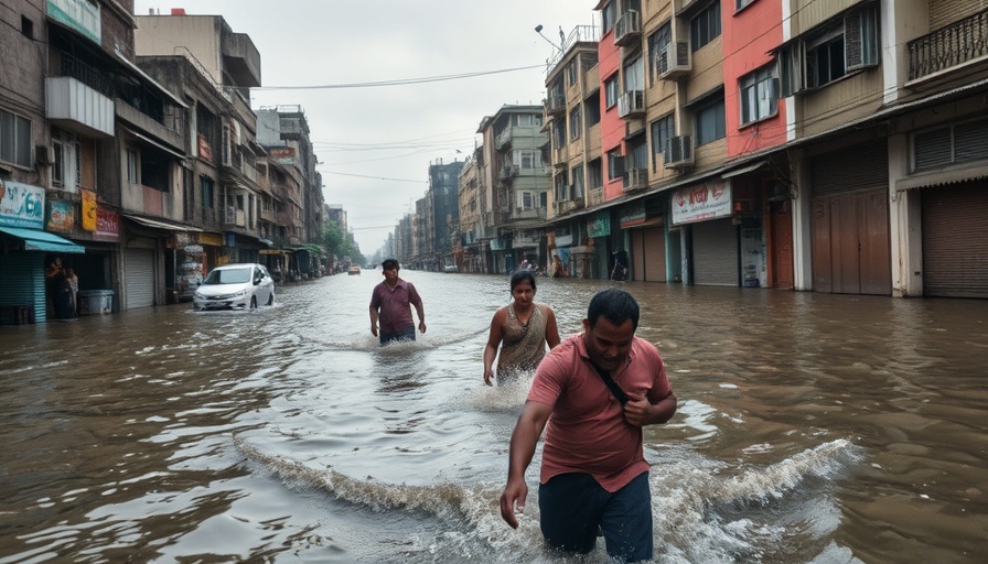 Illegal construction flooding Surulere Lagos causes street floods.