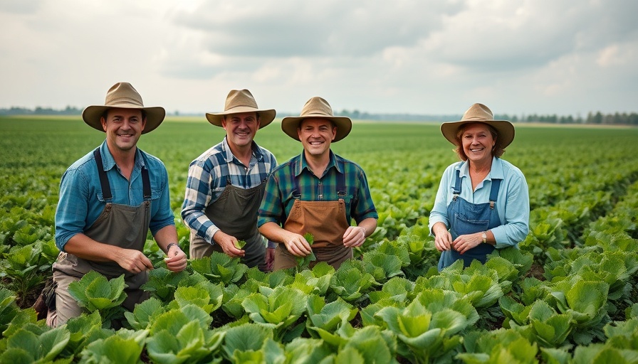 Farmers working in field representing Babban Gona's $7.5M debt raise