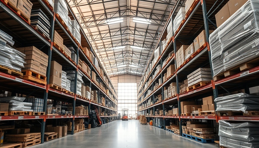 TP Aerospace Singapore facility warehouse interior view