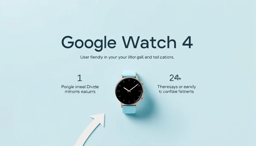 Google Pixel Watch 4 focus on user-friendly features in a minimalist ad.