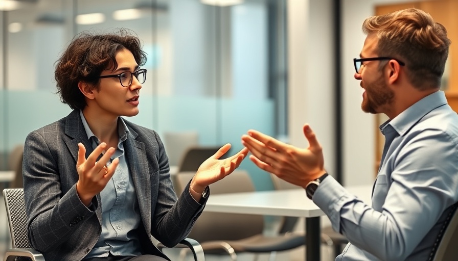 Professional discussing skills that make you rich in a casual office setting.