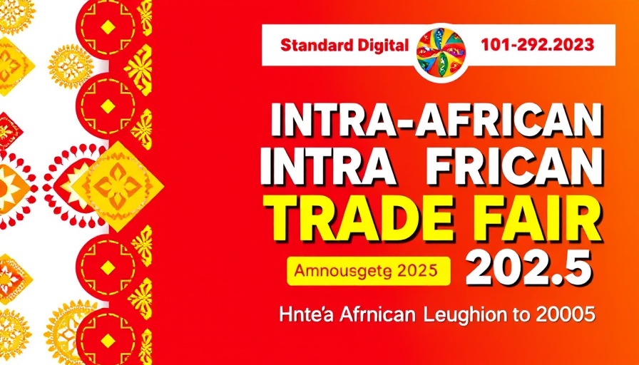 IATF 2025 promotional banner highlighting Africa Trade opportunities.