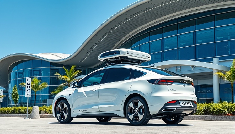 Waymo car at San José Mineta International Airport