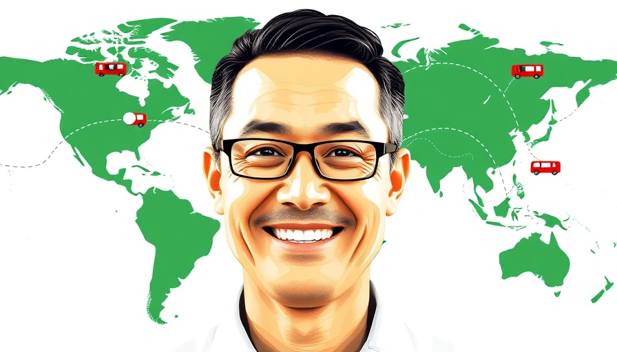 Osita Oparaugo lost $18 million building a content sharing platform: illustration featuring map and smiling man.