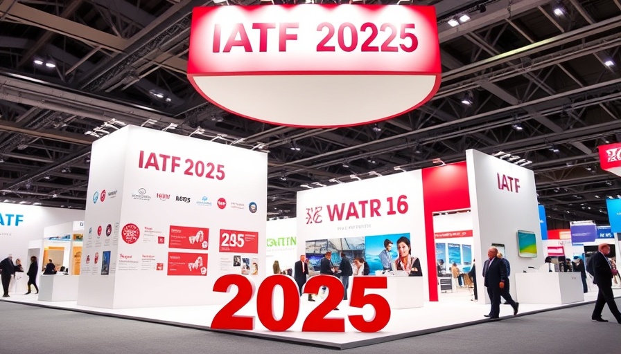 Africa Trade IATF 2025 poster announcing event day.