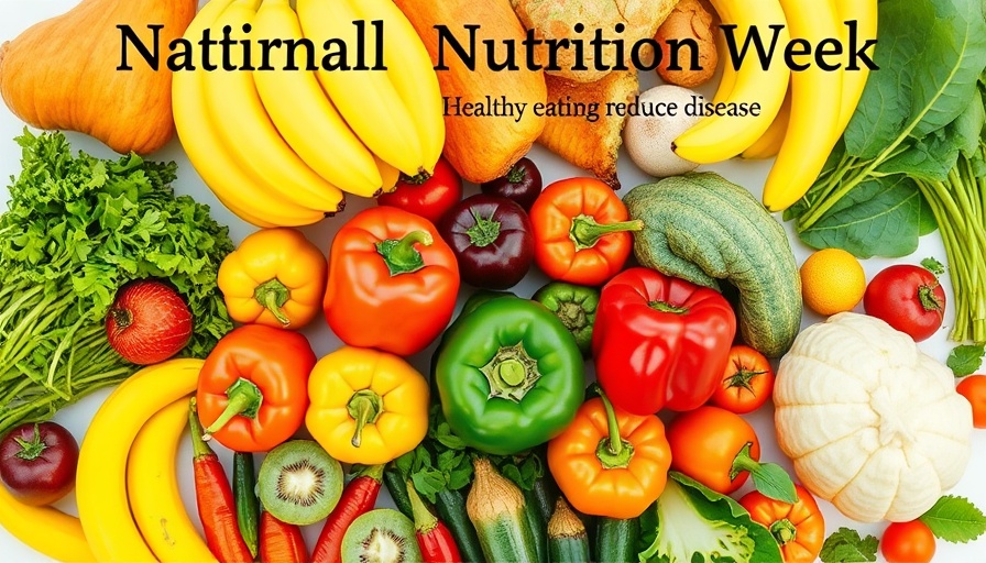 National Nutrition Week 2025 Nigeria banner with fresh produce.
