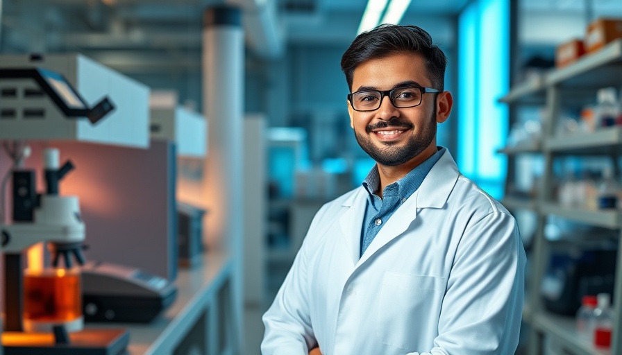 Young scientist in modern lab, Green Startups in Germany