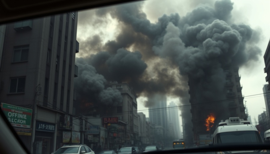 Qatar Israel attack response amidst city smoke, Al Jazeera coverage.