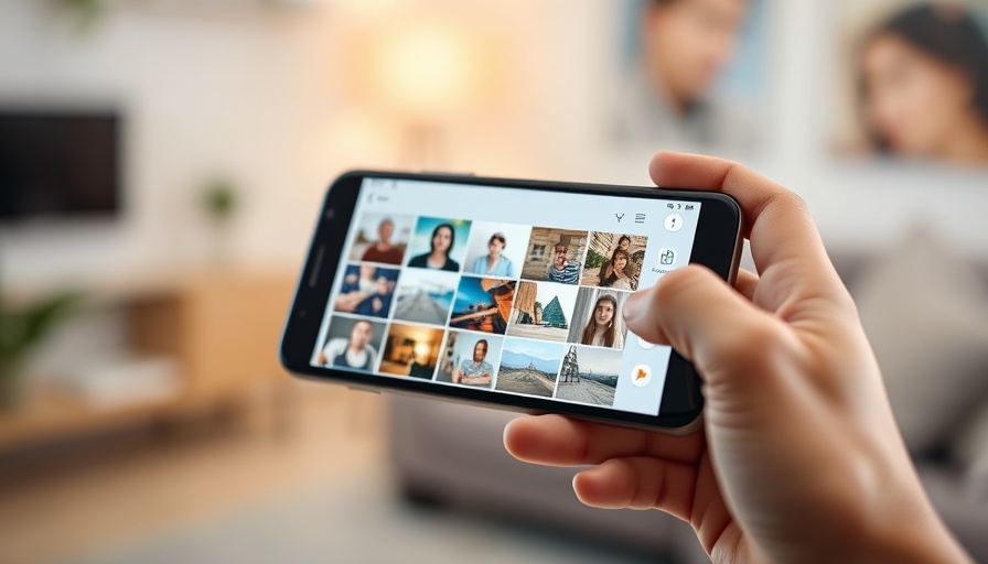 AI tips for iPhone users: photo management screen.