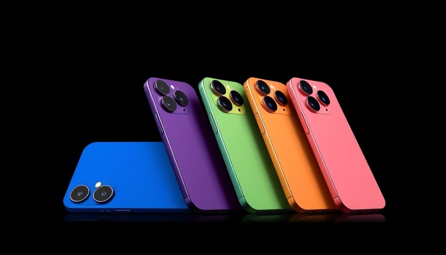 Buy and ship the iPhone 17 from abroad - sleek design in silver, orange, navy blue.