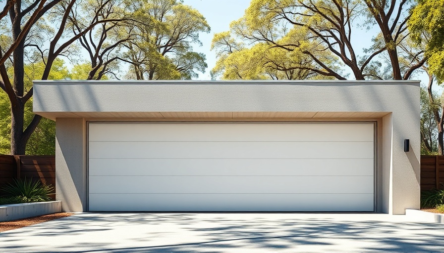 Schweiss Doors in a Dubai luxury community garage.