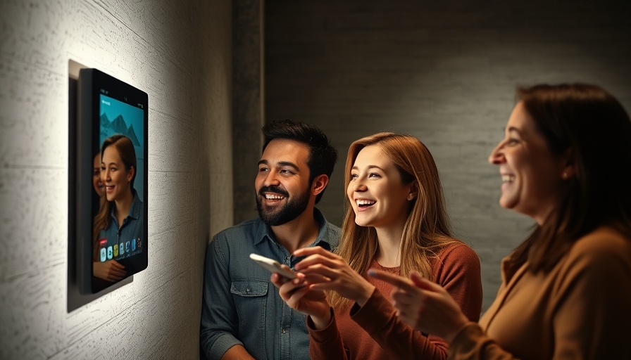 Interactive engagement with technology, smiles under a bright wall light, showcasing the impact of Acumen Kawisafi fund in climate-tech startups.