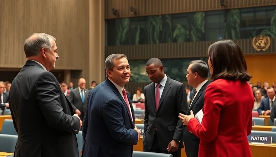 UN endorses two-state solution with diplomats in discussion.