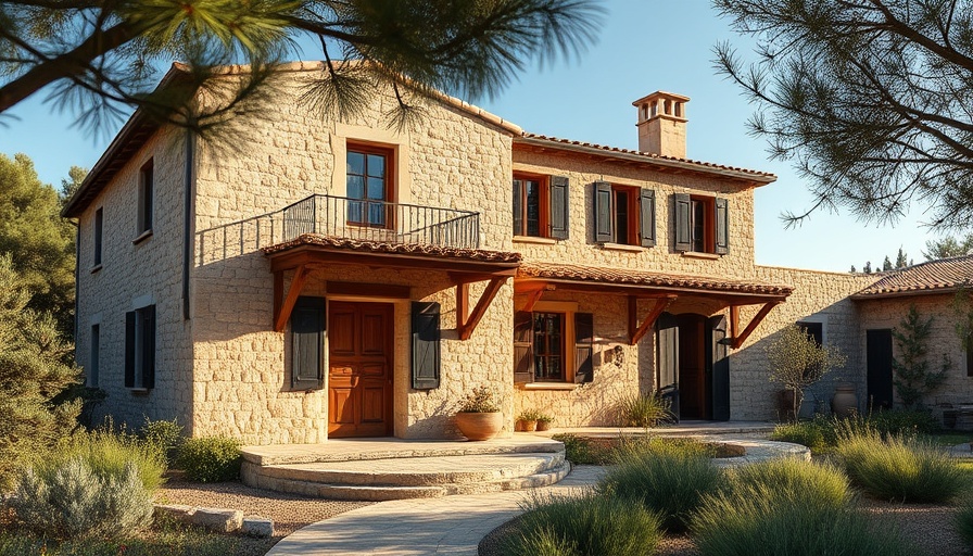 Traditional Mallorcan house with natural materials and design elements.